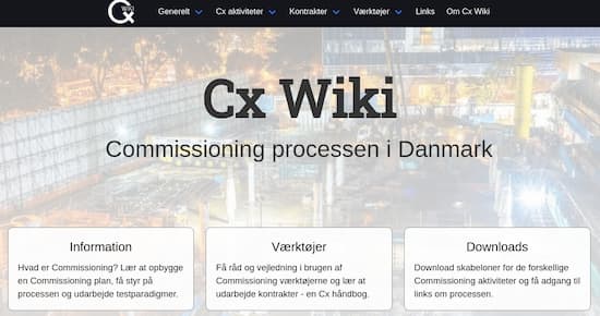 CxWiki frontpage